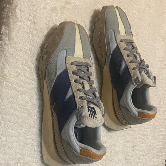 New Balance Navy and Light Gray Sneakers - Picture 1 of 5